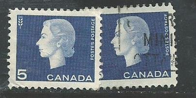 Canada  405   (2)   used VF PD 1962