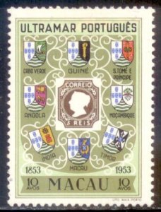 Macau 1953 SC# 371 MLH-OG E33