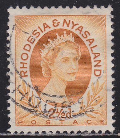 Rhodesia & Nyasaland 143B Queen Elizabeth II 1956