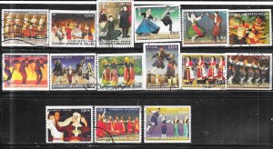 Greece #2004-2010,2012-2016,2018-2021 Dances  (U)  CV$23.60