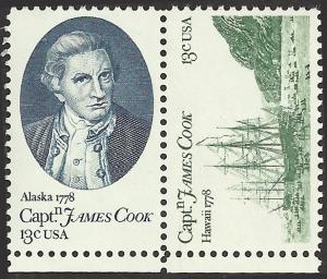 # 1732-1733 MINT NEVER HINGED CAPTAIN JAMES I. COOK