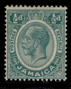 JAMAICA GV SG92, ½d green, M MINT.