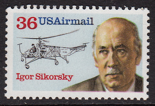 United States Air Post #C119 Igor Sikorsky, Please see description.