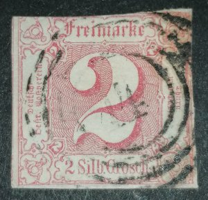Germany, Thurn and Taxis 2sgr 1859 Michel 16