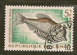 Congo-Peoples Republic  Scott   100     Fish   Used