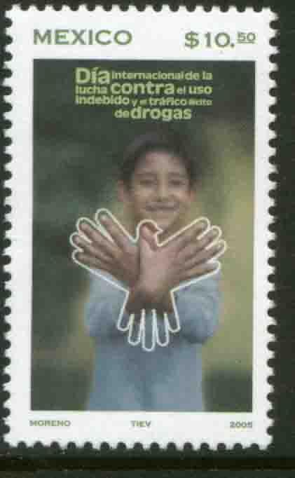 MEXICO 2447, International Day Against Illegal Drugs. MINT, NH. VF.
