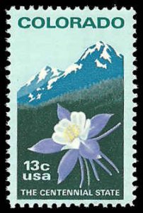 PCBstamps   US #1711 13c Colorado Statehood, MNH, (19)