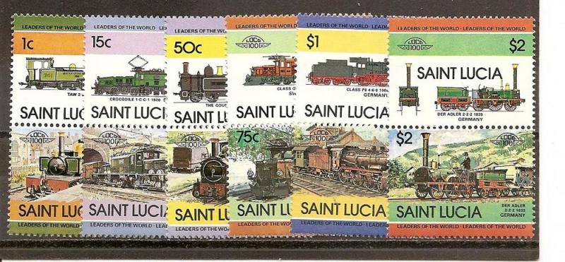 St. Lucia 674-679 MNH
