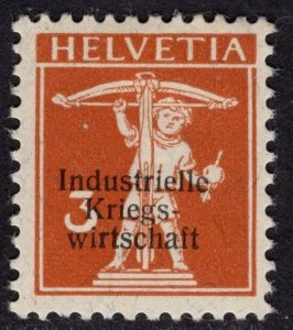 $Switzerland SC#1O1 MH, VF Single Stamp, CV $110.00