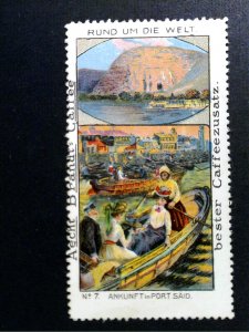 German Poster Stamp - Around the World/Rund um die Welt #7