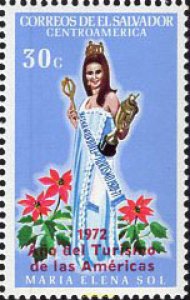 667714 MNH EL SALVADOR 1972 AÑO DEL TURISMO DE LAAS AMERICAAS