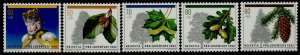 Switzerland B581-5 MNH Christmas, Wood Puppet, Tree Leaves