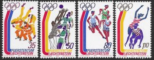 Liechtenstein 591-94  1976  set  4  VF  NH