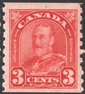 Canada SC#183 3¢ King George V Coil Single (1931) MLH*