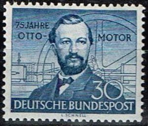 Germany 1952, Sc.#688 MNH Nikolaus Otto (1832-1891)