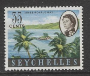 Seychelles - Scott 203 - QEII Definitive -1962 -MNH - Single 35c Stamp
