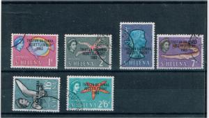 Tristan da Cunha 1963  55,57,58,61,64,65  Used