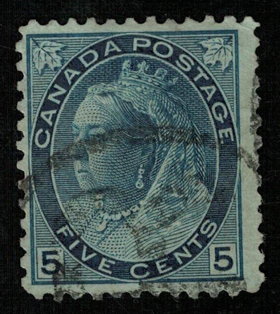 Queen Victoria, 5 cents, 1898-1902, Canada, SC #79 (T-6207)