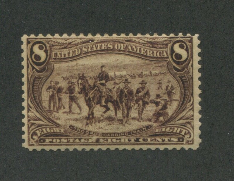 1898 United States Postage Stamp #289 Mint Hinged Disturbed Original Gum