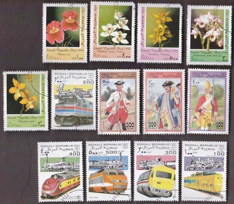 50 ALL DIFFERENT SOMALI REPUBLIC