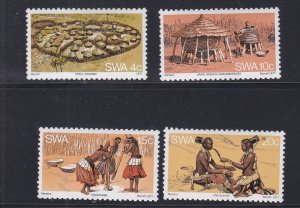 South West Africa # 402-405, Nambo People, Mint NH, 1/2 Cat