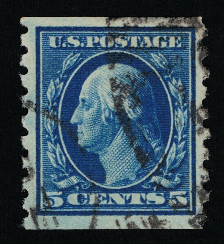 EXCEPTIONAL GENUINE SCOTT #396 USED PSAG CERT GRADED VF-XF 85 1913 COIL SINGLE