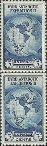 # 753 Mint No Gum As Issued Dark Blue Byrd Antarctic