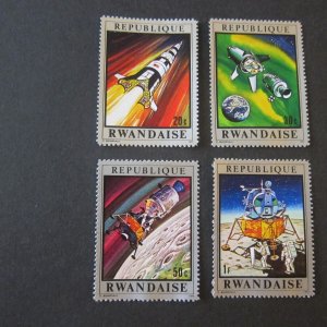 Rwanda 1970 Sc 373-8 space set MNH