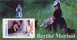 Somalia 2002 BERTHE MORISOT s/s Perforated Mint (NH)