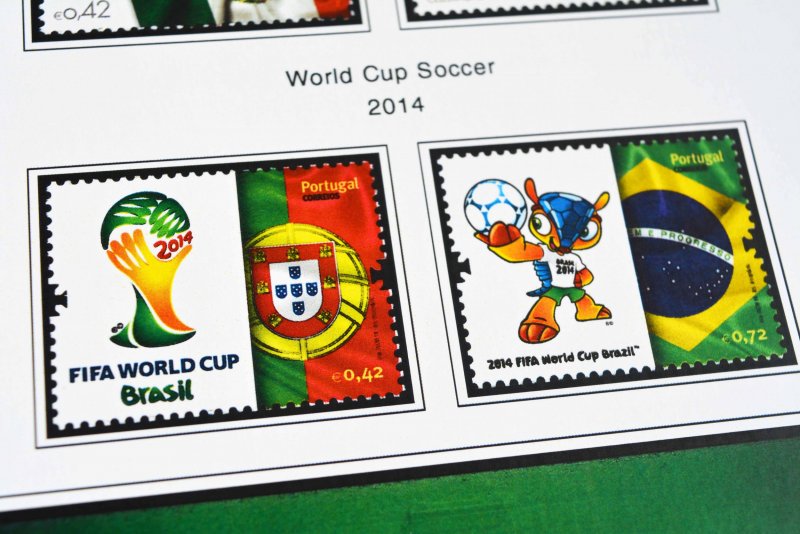 COLOR PRINTED PORTUGAL 2011-2015 STAMP ALBUM PAGES (93 illustrated pages)