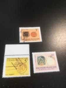 French Polynesia sc O18,O19,O21 u+MNH stamps