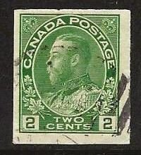 Canada 137 - Used - XF - Imperf