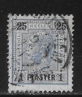 Austrian Offices in the Turkish Empire 34 1pi on 25h Franz Josef Used (z1)