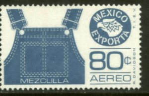 MEXICO EXPORTA C489, 80¢. OVERALLS, PAPER 1 MINT, NH. VF.