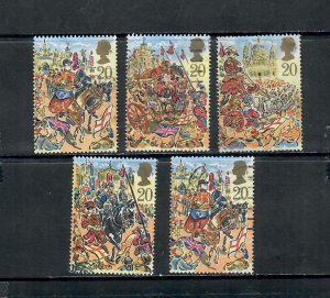 G.B 1989 COMMEMORATIVES  SET LORD MAYOR'S SHOW ISSUE USED  h 291121