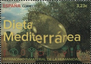 SPAIN 2015. Intangible Cultural Heritage “Mediterranean Diet”. Ed# 4988. NHM