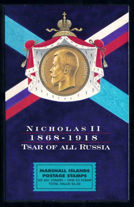 [101610] Marshall Islands 1998 Tsar Nicholas II Russia Booklet MNH