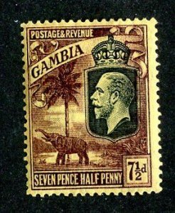 1927 Gambia Sc #111 m* wmk4 cv.$26 ( 9040 BCXX5 )