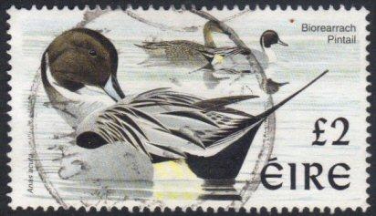 Ireland #1067 used £2 pintail duck