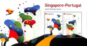 Singapore 2021, Joint issue with Portugal s/s, MNH