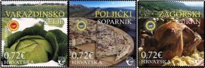 Croatia 2024 MNH Stamps Traditional Food Gastronomy Vegetables