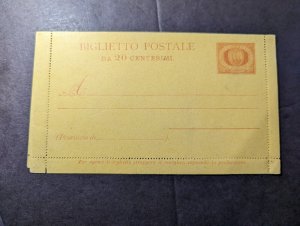 Mint Italy Letter Card and Reply Card Postcard Postal Stationery