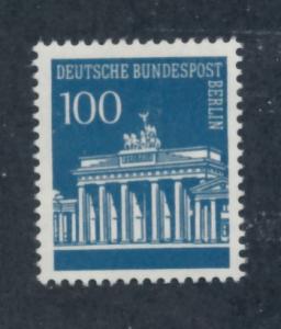 Germany, Berlin 1966 Scott 9N255 MNH - 100pf, Brandenburg Gate