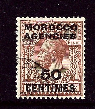 Great Britain-Morocco 407 Used 1923 issue    (ap3509)