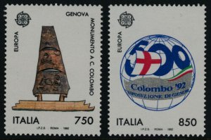 Italy 1881-2 MNH Discovery of America, Globe, Monument, EUROPA 