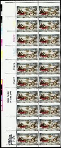 1551, Mint NH 13¢ Misperfed Freaky PL# Block of 20 Error Stamps - Stuart Katz