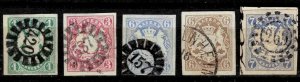 Old Germany / Bavaria Bayern 1867/68 ☀ Impeforated - Used