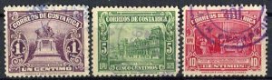 Costa Rica; 1930: Sc. # 151 - 156: Used Cpl. Set