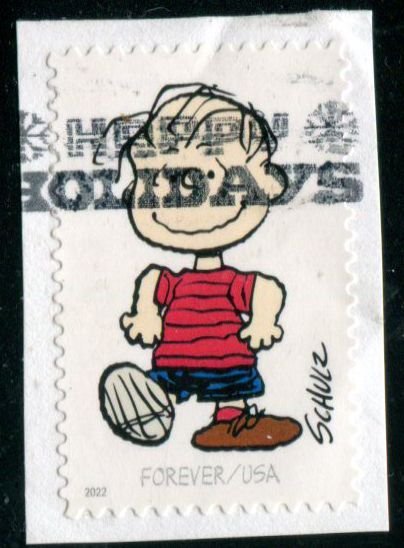 5726f US (60c) Charles M Schulz - Linus SA, used on paper