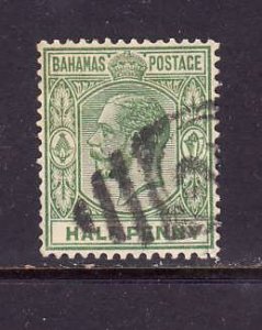 Bahamas-Sc#70-used 1/2p green  KGV-id2-1924-